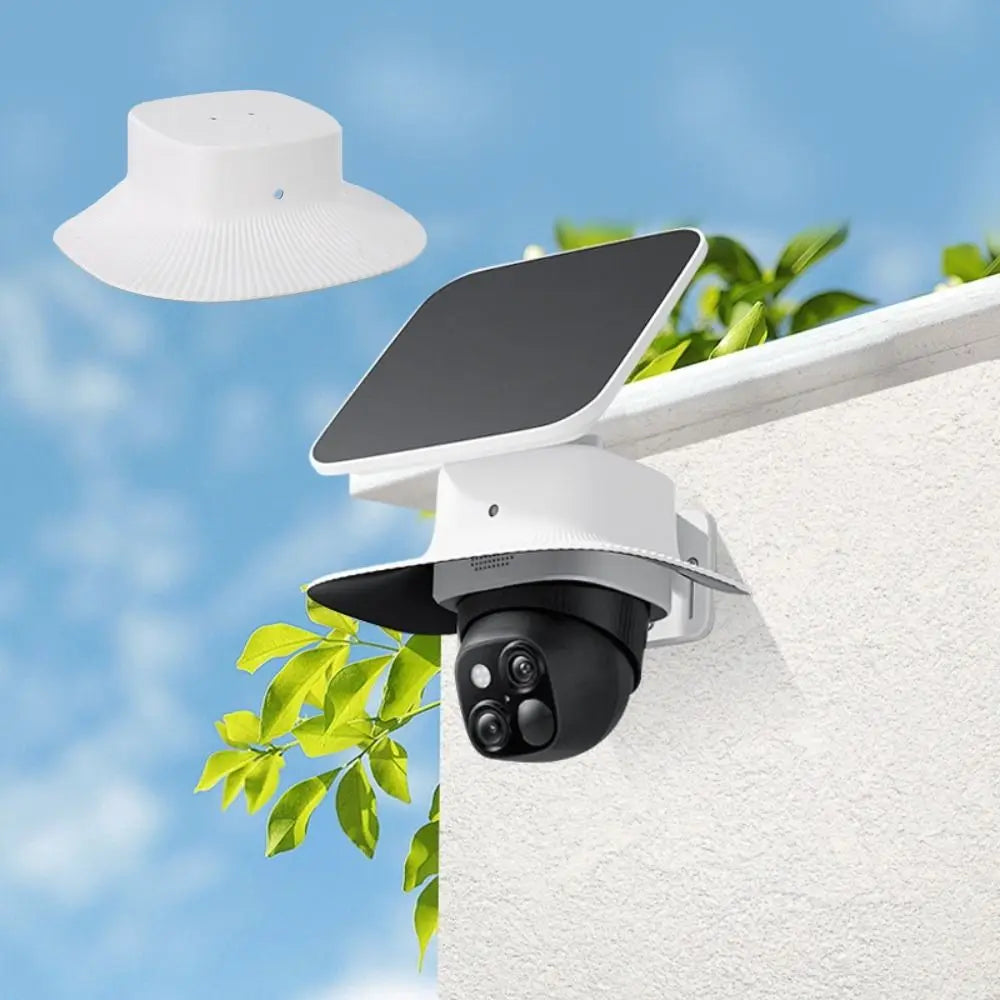 White Security Camera Cover Wall Mounted Weather Resistant Weatherproof Cover UV-proof Dustproof Protective Cover Sun Protection by Quickfindgoods