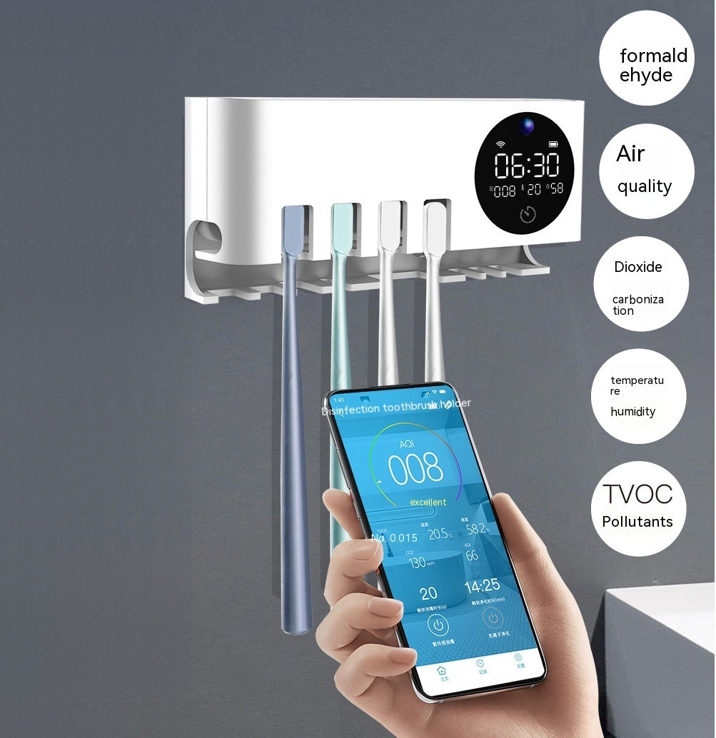 Ultraviolet Toothbrush Sterilizer Smart Toothbrush Holder Rack by null