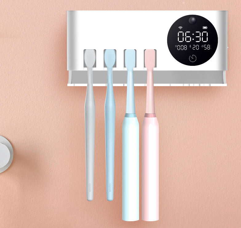 Ultraviolet Toothbrush Sterilizer Smart Toothbrush Holder Rack by null