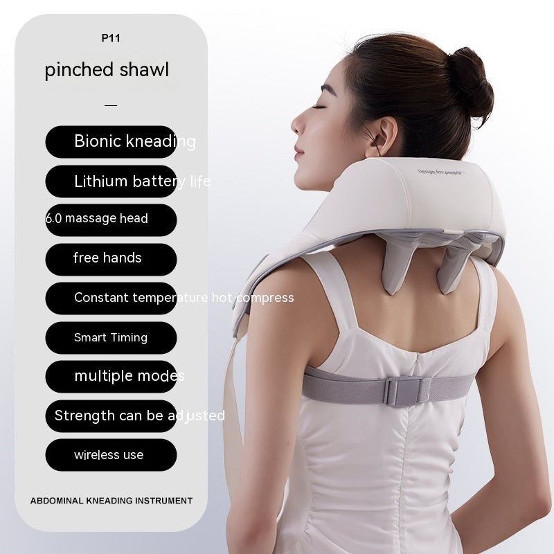 Oblique Muscle Shoulder And Neck Massager Clip Kneading Electric by null