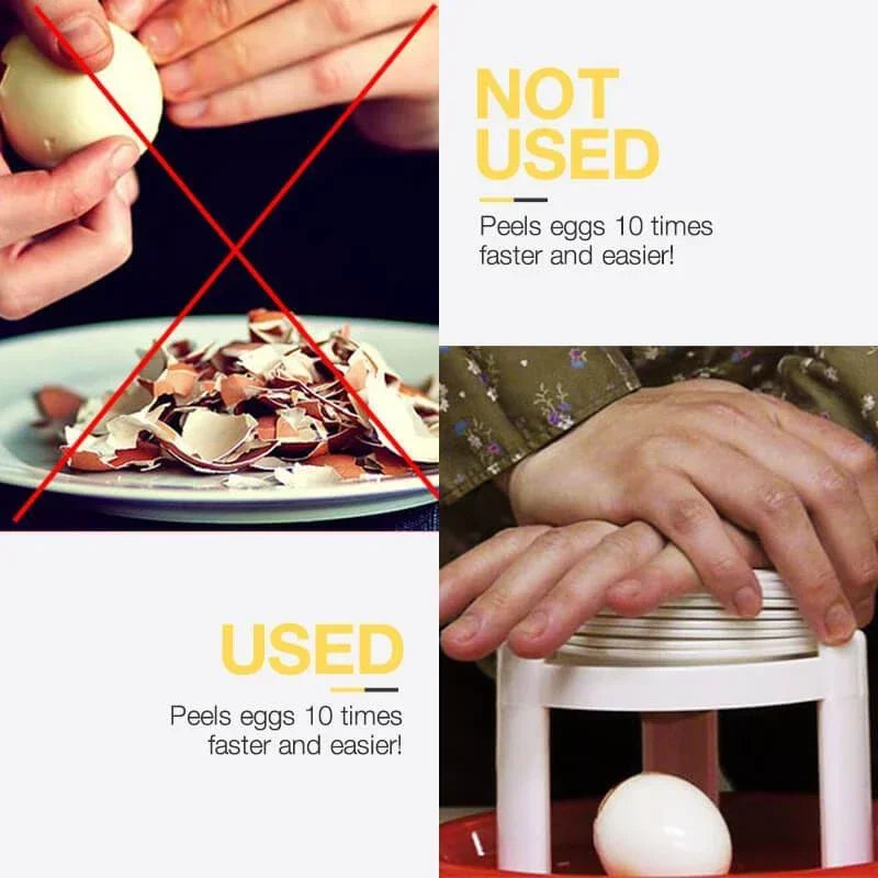 Creative Automatic Egg Peeler Kitchen Gadgets Sheller TV Products Kitchen Gadgets Household Shelling Artifact Cooking Gadgets by Quickfindgoods
