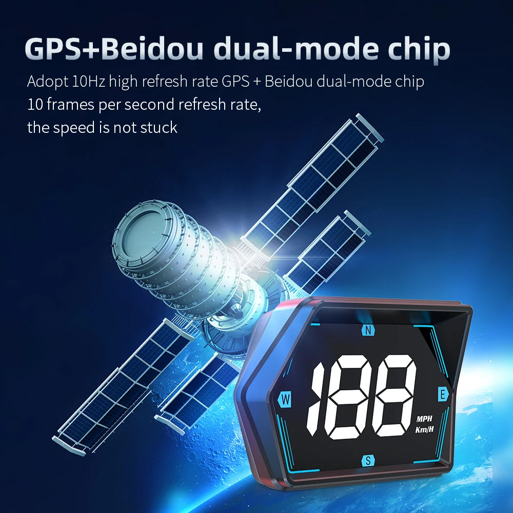 G20 GPS Car Digital Speedometer HUD Head-Up Display Eletronics Speed Alarm Gadgets Inteligentes compass USB Plug For All Cars by Quickfindgoods