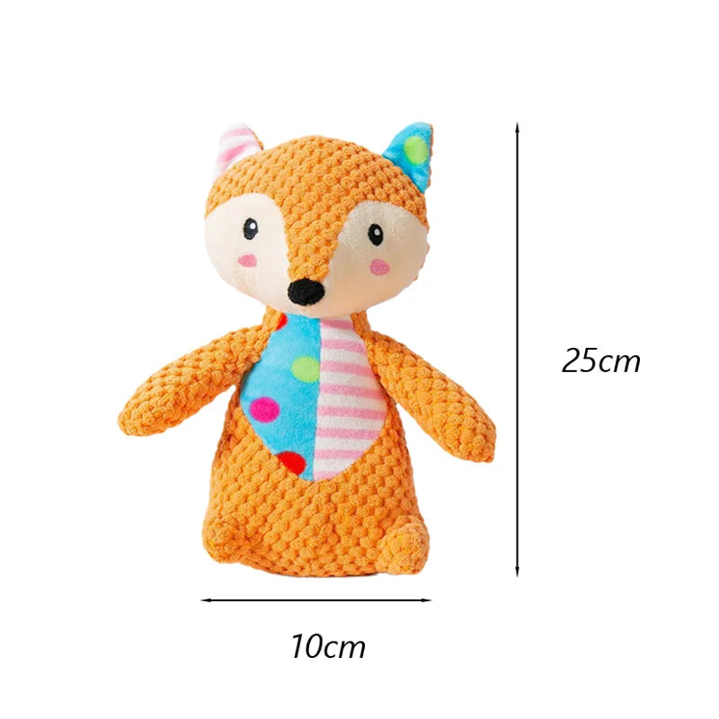 Cute Animals Plush Pet Toys for Small Dogs Squeaky Puppy Dog Chew Toy Clean Teeth mascotas Accessories Stuffed Shih Tzu Products by Quickfindgoods