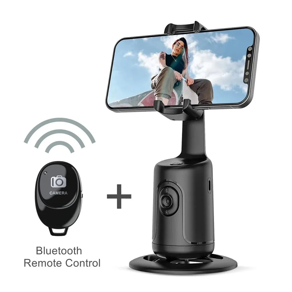 Auto Face Tracking Phone Holder 360° Rotation Motion