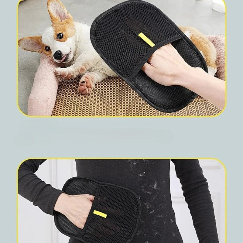 Pet Hair Remover Portable Washable Clothes Hair Dehairing Gloves Pet Cleaning Products Pet Accessories by Quickfindgoods
