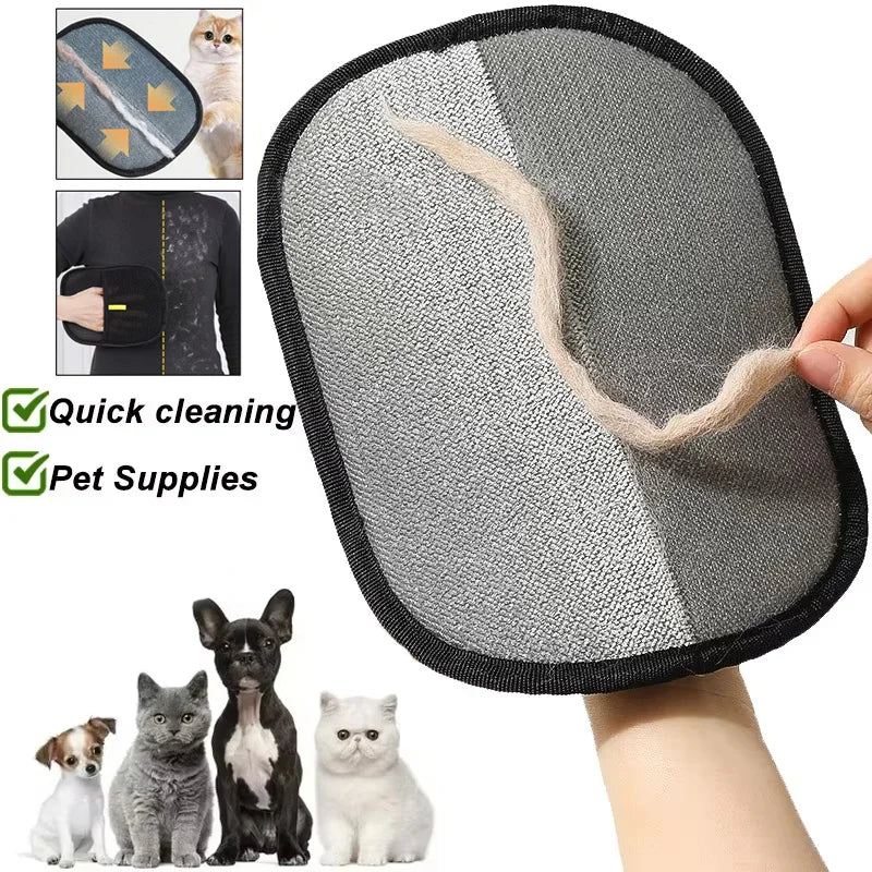 Pet Hair Remover Portable Washable Clothes Hair Dehairing Gloves Pet Cleaning Products Pet Accessories by Quickfindgoods