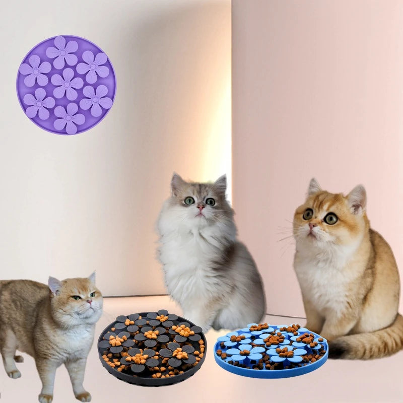 Pet Products Mat For Dogs Cats Slow Food Bowls With Suction Cup Feeding Food Silicone Lick Pad Dog Slow Feeders Treat Dispensing by Quickfindgoods