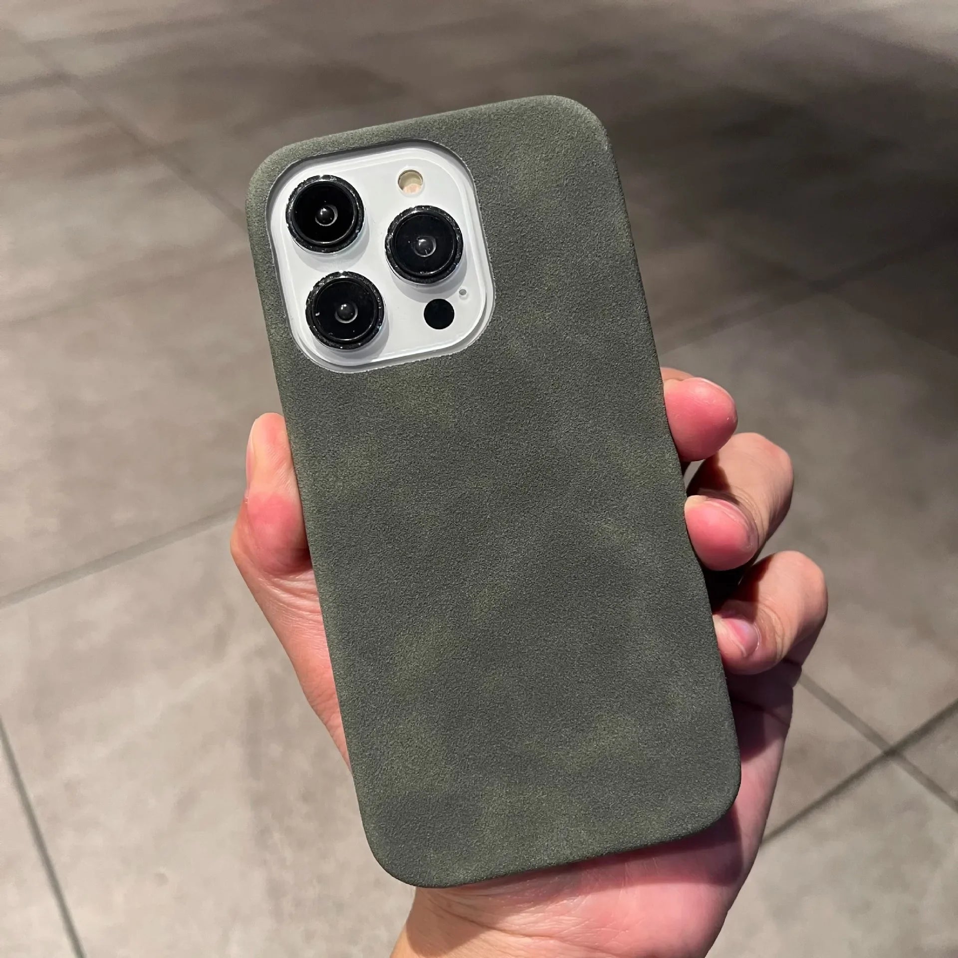 Phone Case For iPhone 16 15 14 13 12 11 Pro Max Plus Suede Leather Cases Matte Silicone Soft Shockproof Cover Fashion by Quickfindgoods