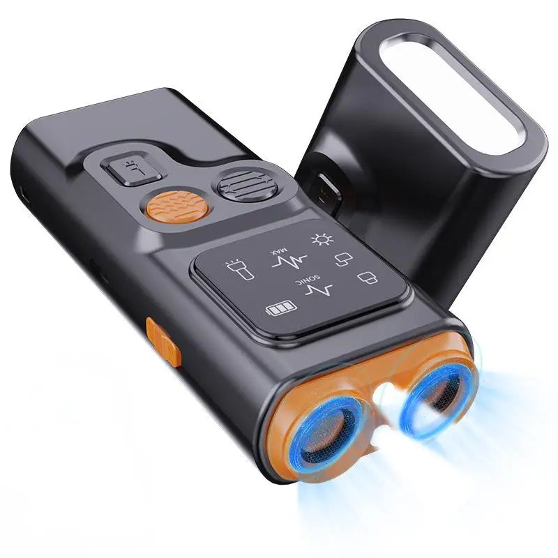 Self-defense Flashlight Security Lighting Products for Help Self-defense Ultrasonic Dog Repeller by Quickfindgoods