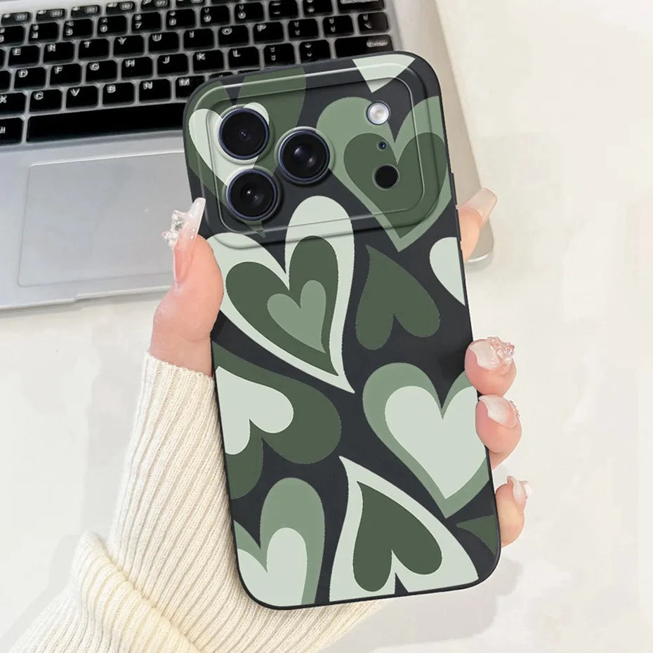 Cute Cartoon Phone Case For iPhone 17 Pro Max 17 Air Soft Silicone Shockproof Cases For iPhone17 17Pro 17Air Covers Bumpers