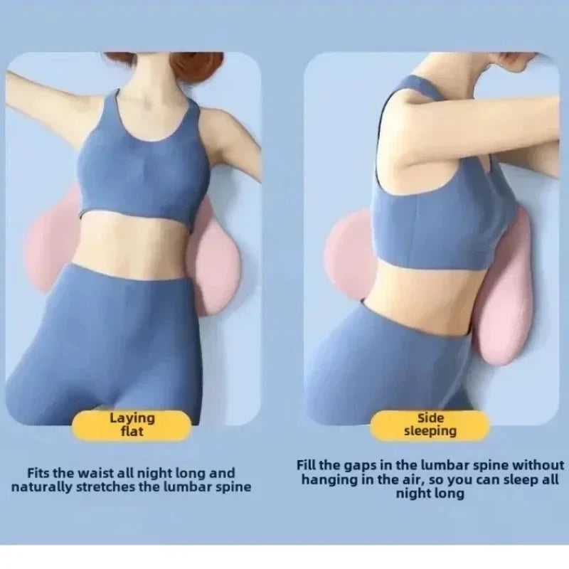 Special Lumbar Support Cushion Sleep Lumbar Pillow Ergonomic Soft Comfortable Memory Cotton Bed Lumbar Protrusion Back Support by Quickfindgoods