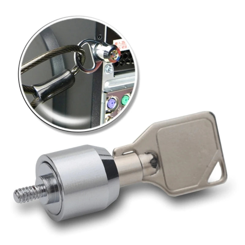 Security Keys Lock Protections Anti-theft Office Desktop Computer PC Hosting Chassis Management Computer Case Lock with Keys Re by Quickfindgoods