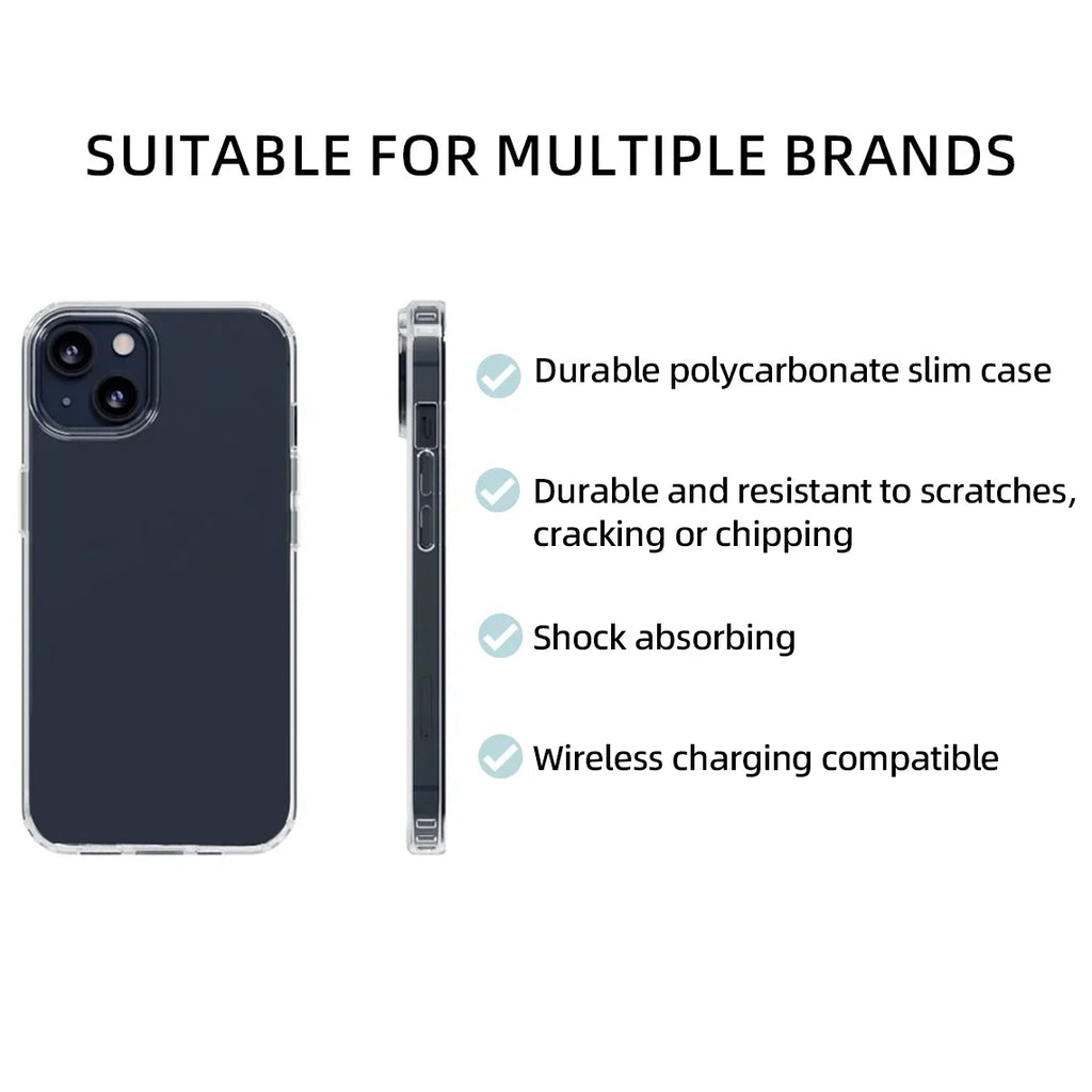 Customized transparent Soft Phone Case for iPhone 17 16 15 14 13 12 Pro Max Plus Soft Cover Personalized Design DIY Photo by Quickfindgoods