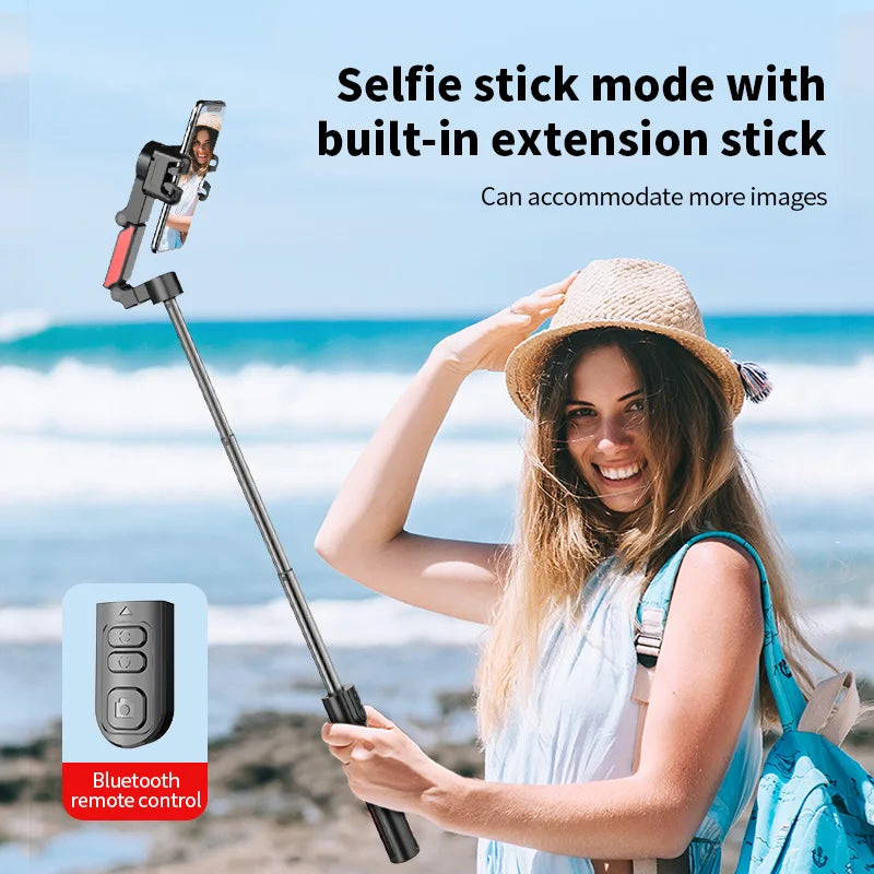FANGTUOSI AI face tracking Tripod for Smartphone Stabilizer 360 Auto Rotation Follow with Remote Selfie tripod