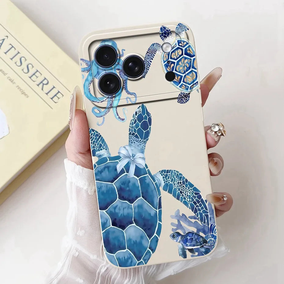 Cute Cartoon Phone Case For iPhone 17 Pro Max 17 Air Soft Silicone Shockproof Cases For iPhone17 17Pro 17Air Covers Bumpers