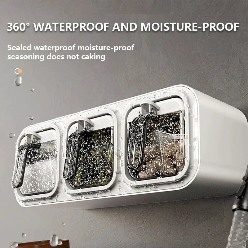 Kitchen Seasoning Box Wall Mounted Organizer Boxes