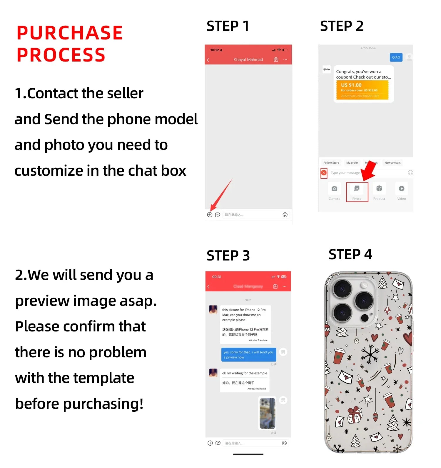 Customized transparent Soft Phone Case for iPhone 17 16 15 14 13 12 Pro Max Plus Soft Cover Personalized Design DIY Photo by Quickfindgoods