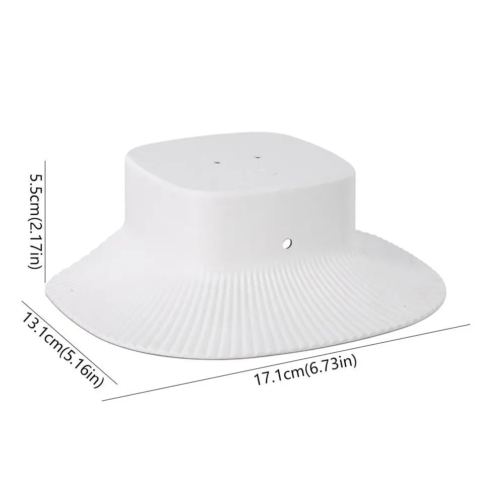 White Security Camera Cover Wall Mounted Weather Resistant Weatherproof Cover UV-proof Dustproof Protective Cover Sun Protection by Quickfindgoods