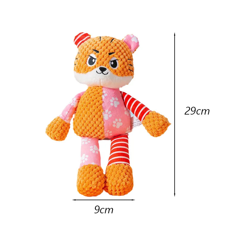 Cute Animals Plush Pet Toys for Small Dogs Squeaky Puppy Dog Chew Toy Clean Teeth mascotas Accessories Stuffed Shih Tzu Products by Quickfindgoods