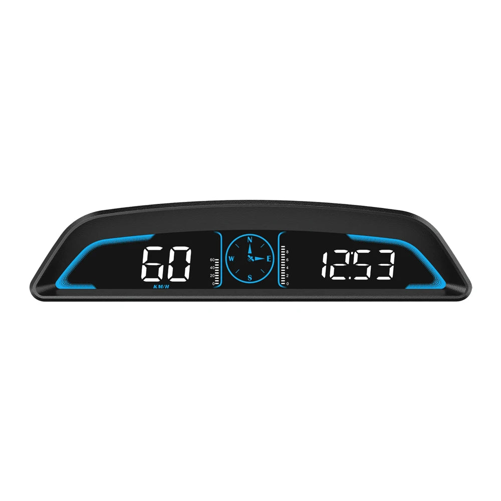 Hud Car Head Up Display GPS Speedometer Gadgets For Boat Motorcycle Car Accessories Digital Panel Speedometer Altimeter Compass by Quickfindgoods