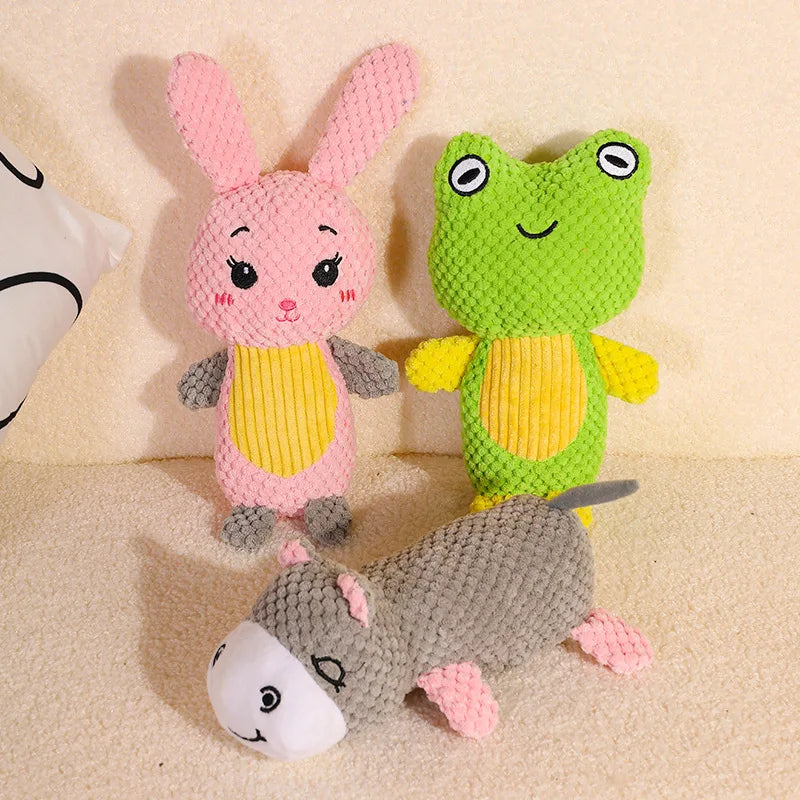 Cute Animals Plush Pet Toys for Small Dogs Squeaky Puppy Dog Chew Toy Clean Teeth mascotas Accessories Stuffed Shih Tzu Products by Quickfindgoods