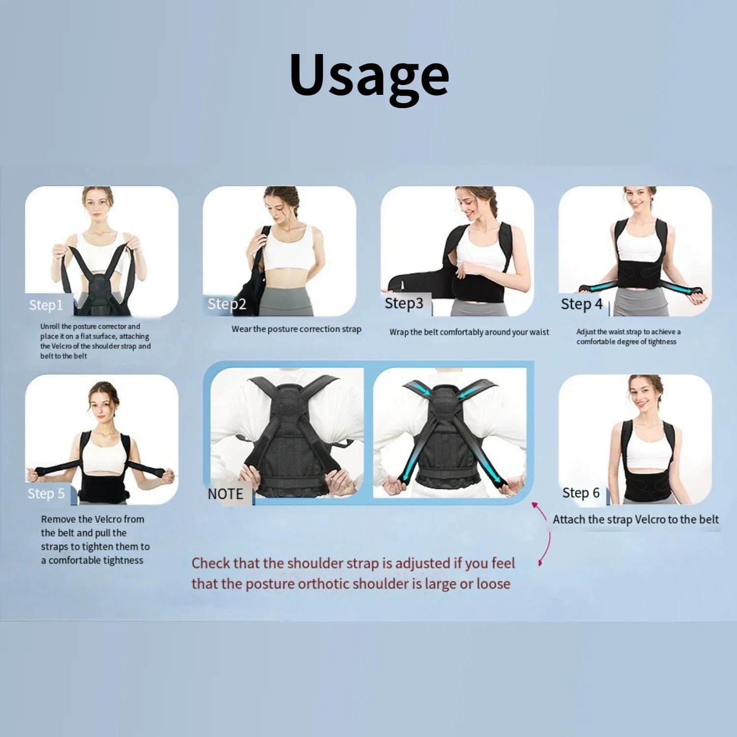Posture Corrector Back Orthopedic Straps for Men and Women Fully Adjustable Spinal Brace Comfortable Effective Upper Back Brace by Quickfindgoods