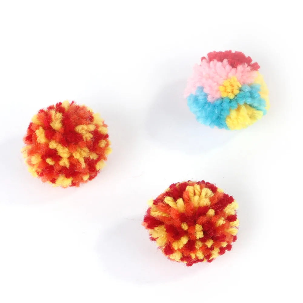 Pet toys, wool balls, colorful, interactive boredom-relieving pet toys, cat products by Quickfindgoods