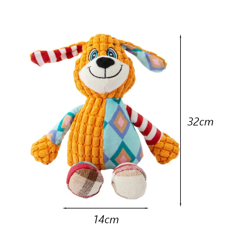Cute Animals Plush Pet Toys for Small Dogs Squeaky Puppy Dog Chew Toy Clean Teeth mascotas Accessories Stuffed Shih Tzu Products by Quickfindgoods