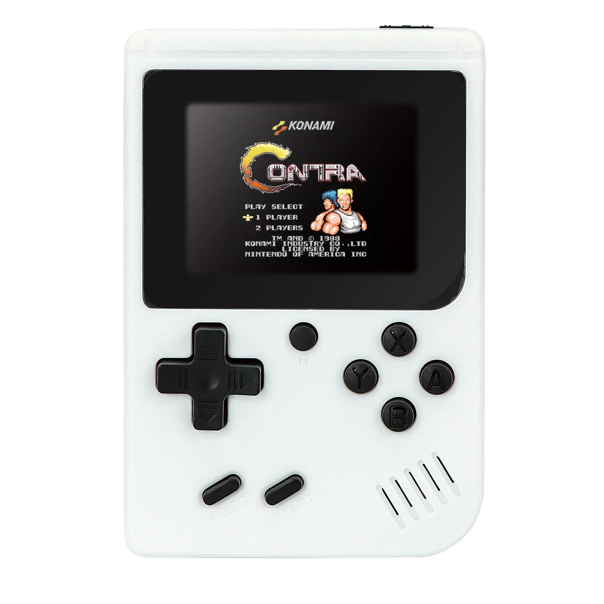 A Red Retro Classic Games Children's Handheld Small Game Console With 400 Game Charging Can Be Connected To The Tv