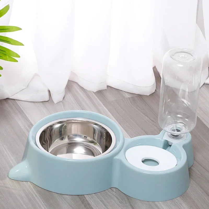 Automatic Pet Feeder & Water Bowl Set by Quickfindgoods