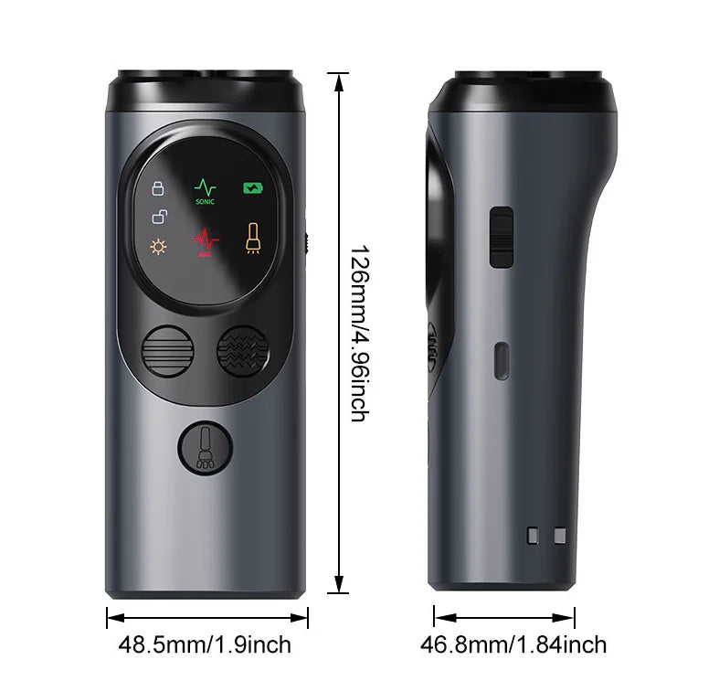 Self-defense Flashlight Security Lighting Products for Help Self-defense Ultrasonic Dog Repeller by Quickfindgoods