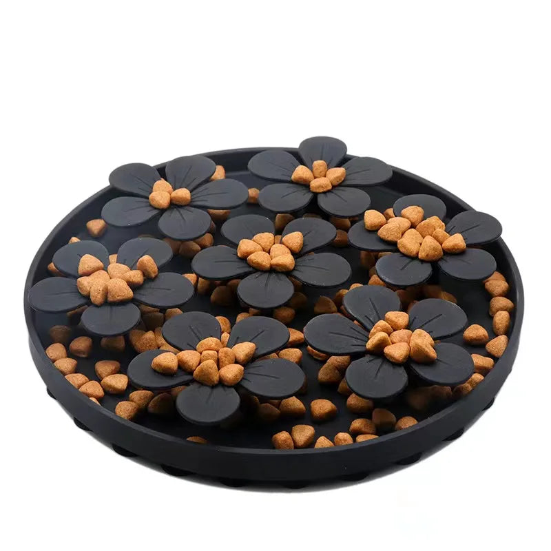 Pet Products Mat For Dogs Cats Slow Food Bowls With Suction Cup Feeding Food Silicone Lick Pad Dog Slow Feeders Treat Dispensing by Quickfindgoods