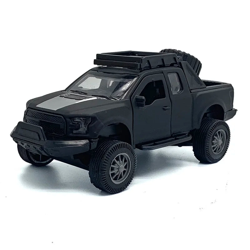 1:36 Scale F-150 Alloy Car Model - Spring-Back Action Toy for Kids - Authentic Replica Fun