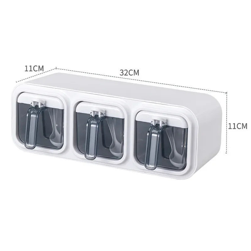 Kitchen Seasoning Box Wall Mounted Organizer Boxes