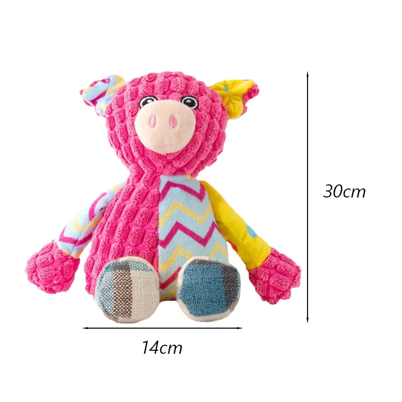 Cute Animals Plush Pet Toys for Small Dogs Squeaky Puppy Dog Chew Toy Clean Teeth mascotas Accessories Stuffed Shih Tzu Products by Quickfindgoods