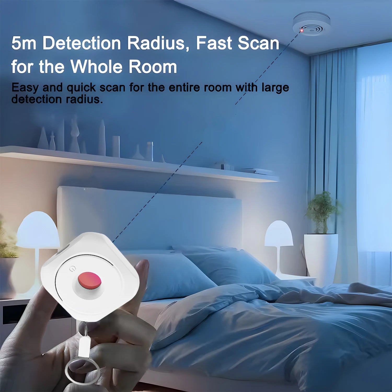 Hidden Camera Detector Mini Spy Camera Finder for Hotel Anti Peeping Device Anti Surveillance Inspection Travel Accessories