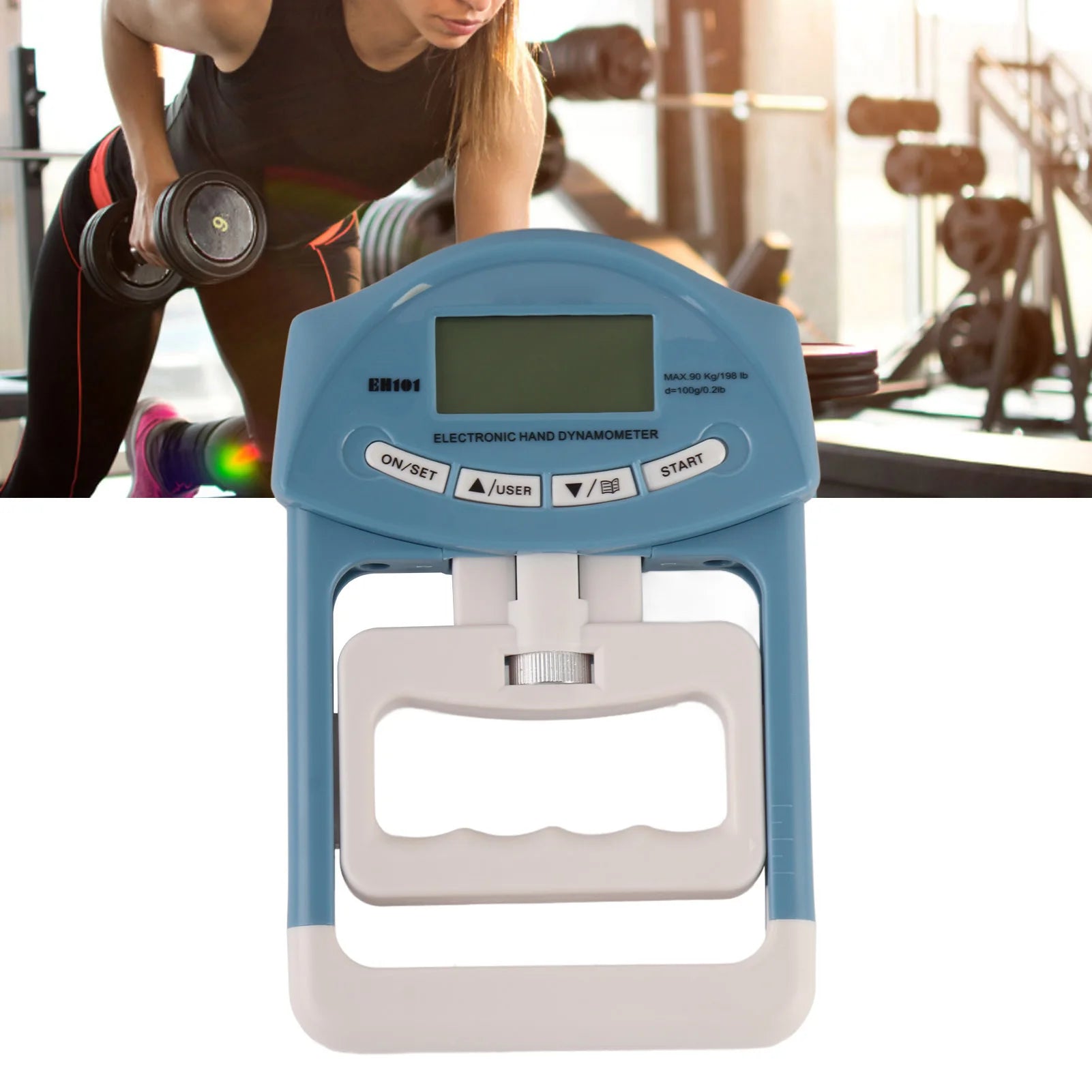 Electronic Hand Dynamometer LCD Display for Athletic Training by Quickfindgoods