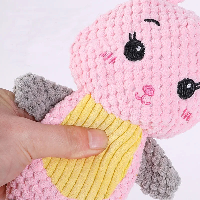 Cute Animals Plush Pet Toys for Small Dogs Squeaky Puppy Dog Chew Toy Clean Teeth mascotas Accessories Stuffed Shih Tzu Products by Quickfindgoods