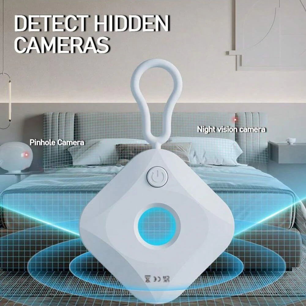 Hidden Camera Detector Small Hidden Camera Finder Spy Camera Detector For Hotel,Home, Bedroom, Bathroom, Etc USB Rechargeable