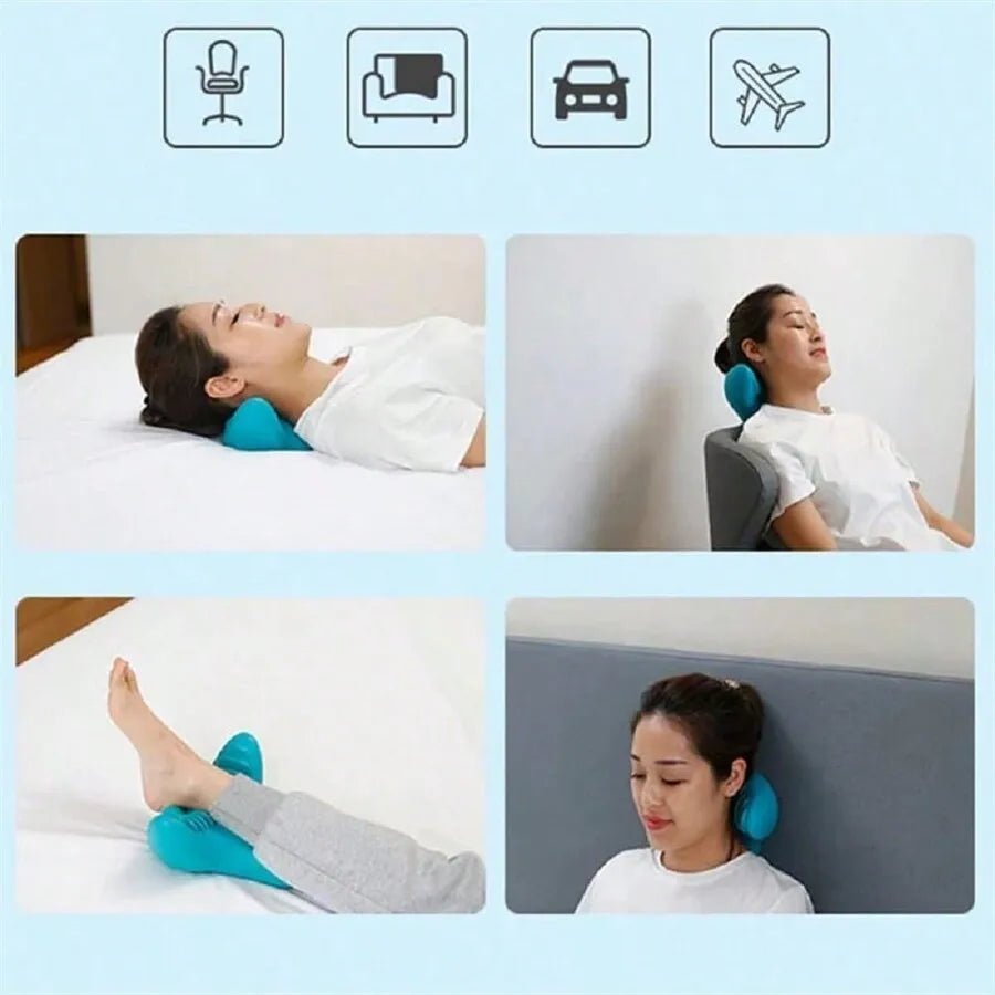 1pc Neck Massager Deep Kneading Relaxation Massager, Portable For Home And Travel by Quickfindgoods