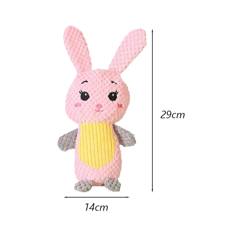 Cute Animals Plush Pet Toys for Small Dogs Squeaky Puppy Dog Chew Toy Clean Teeth mascotas Accessories Stuffed Shih Tzu Products by Quickfindgoods