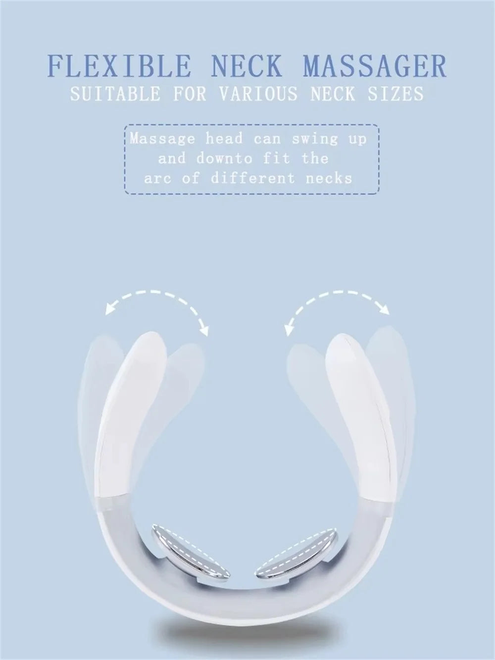 Cervical Massager Protable Cross-border Neck Massager Neck Shoulder Protector Massager Carry Around Mini Cervical Spine Relaxers