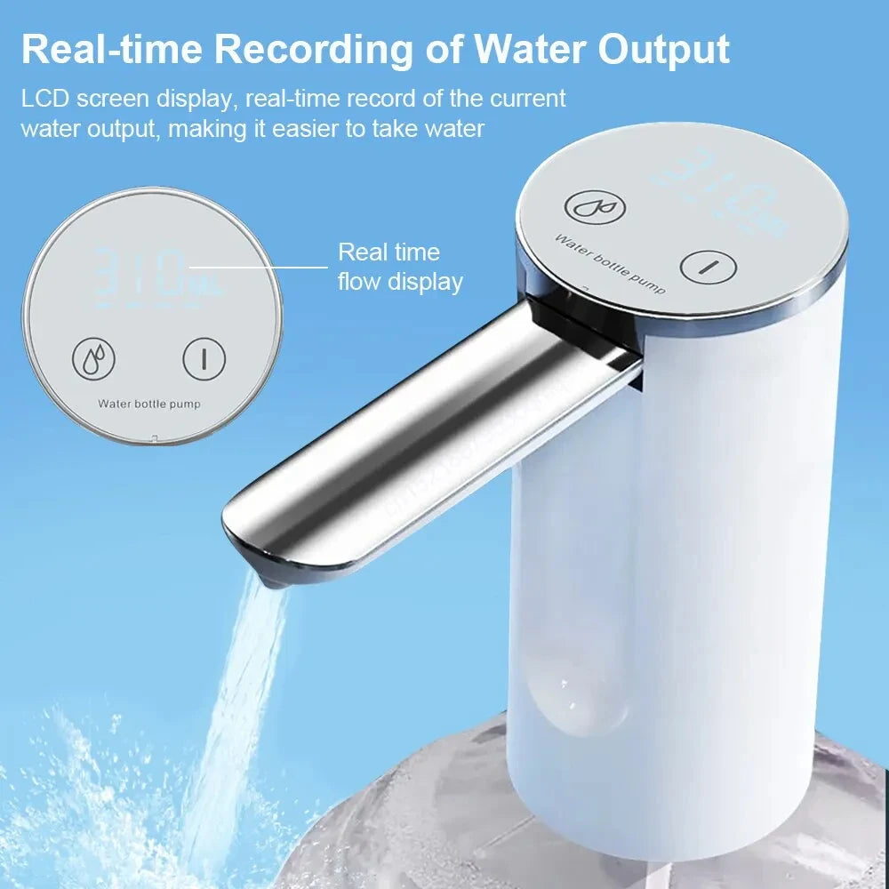 New Arrival Home Gadgets Smart Home Gadgets Electric Water Pump Folding Automatic Drinking Water Bottle Dispenser by Quickfindgoods