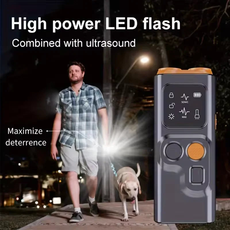 Self-defense Flashlight Security Lighting Products for Help Self-defense Ultrasonic Dog Repeller by Quickfindgoods