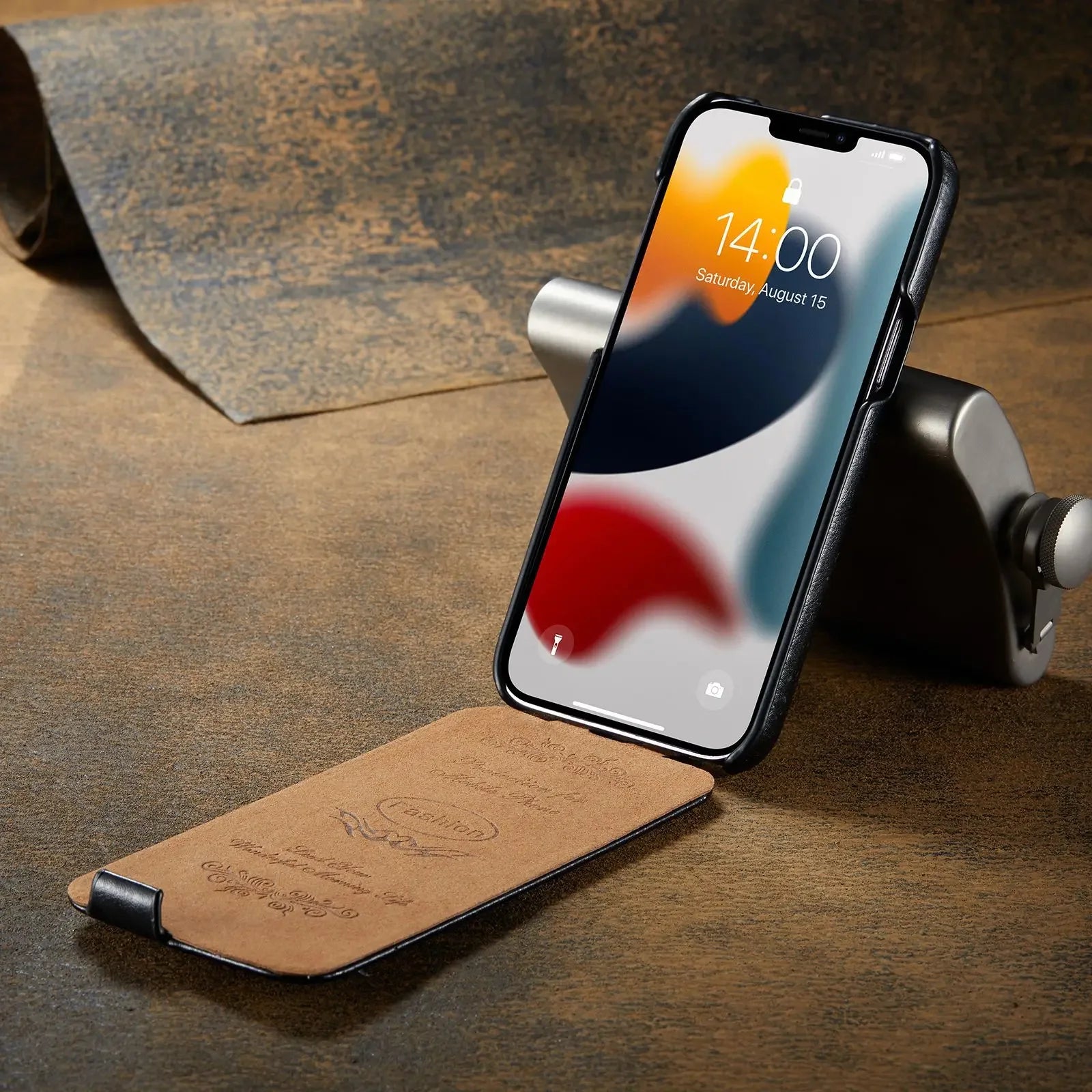 Business Leather Flip Cases For Iphone SE 7 8 13 12 11 14 15 Pro Vertical Classic Holder Phone Cover For Iphone 15Pro XS Max XR by Quickfindgoods