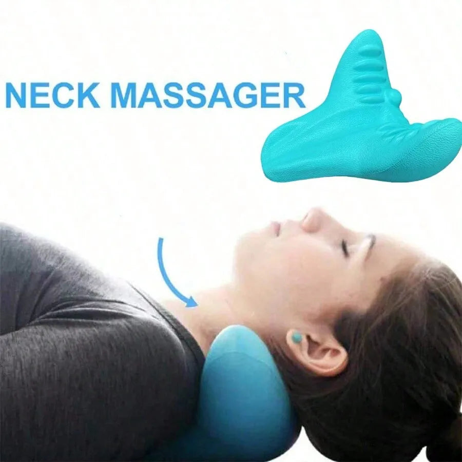 1pc Neck Massager Deep Kneading Relaxation Massager, Portable For Home And Travel by Quickfindgoods