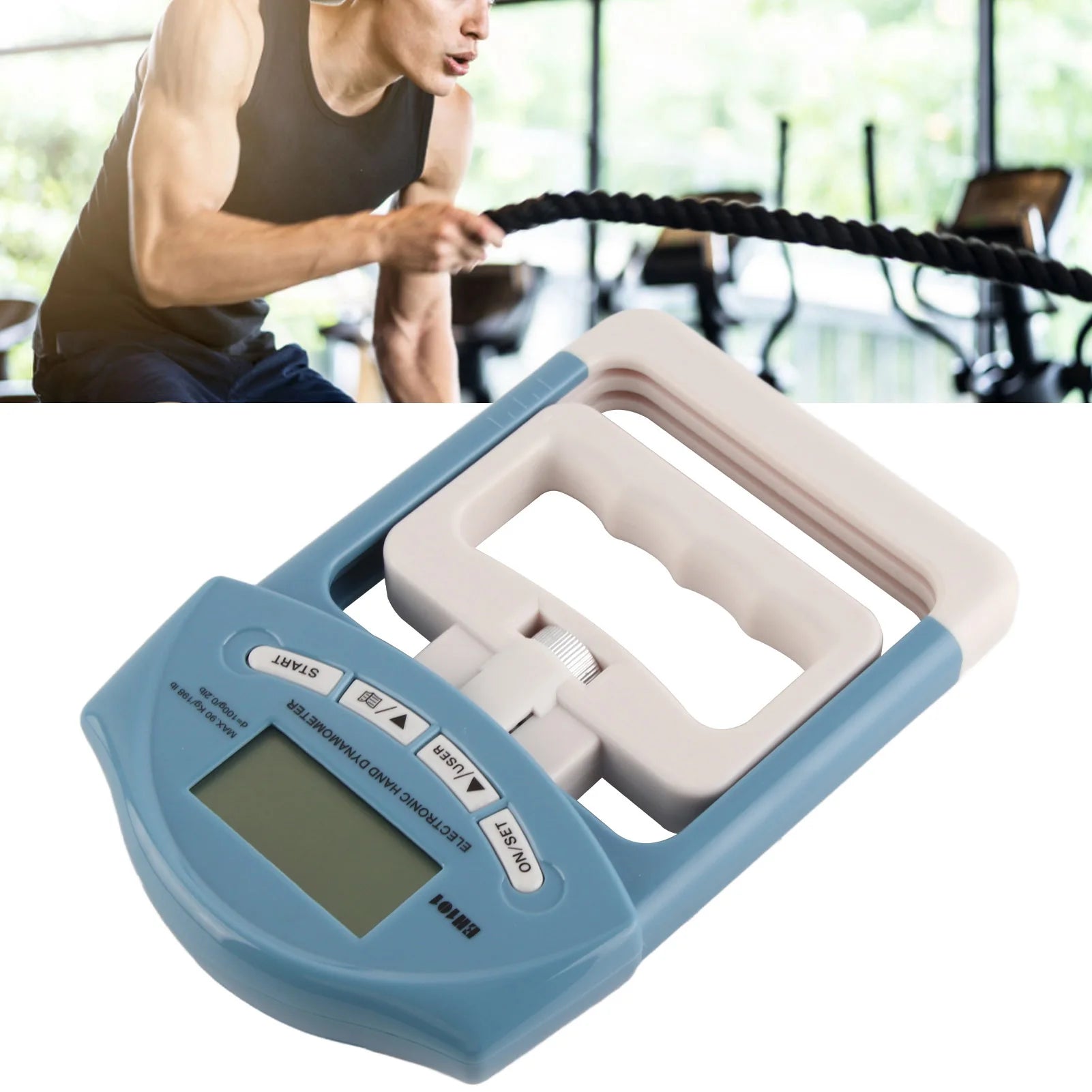 Electronic Hand Dynamometer LCD Display for Athletic Training by Quickfindgoods