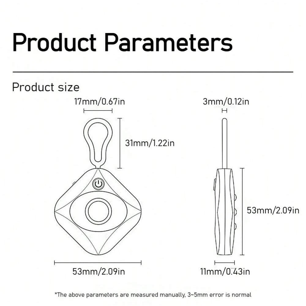 Hidden Camera Detector Small Hidden Camera Finder Spy Camera Detector For Hotel,Home, Bedroom, Bathroom, Etc USB Rechargeable