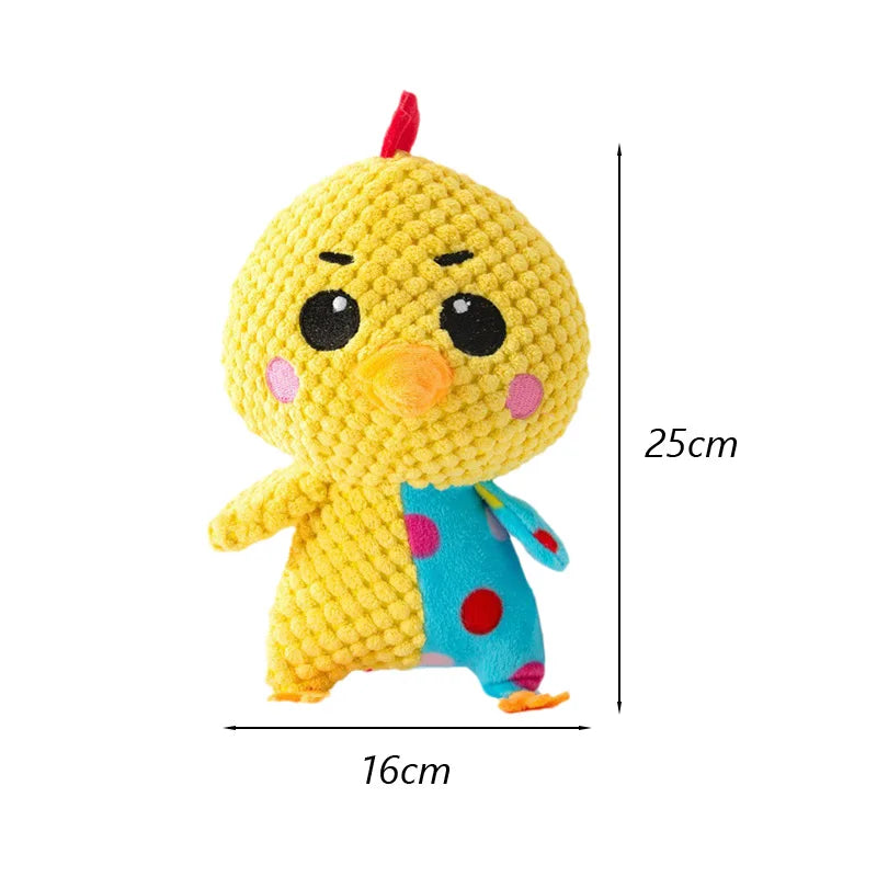 Cute Animals Plush Pet Toys for Small Dogs Squeaky Puppy Dog Chew Toy Clean Teeth mascotas Accessories Stuffed Shih Tzu Products by Quickfindgoods
