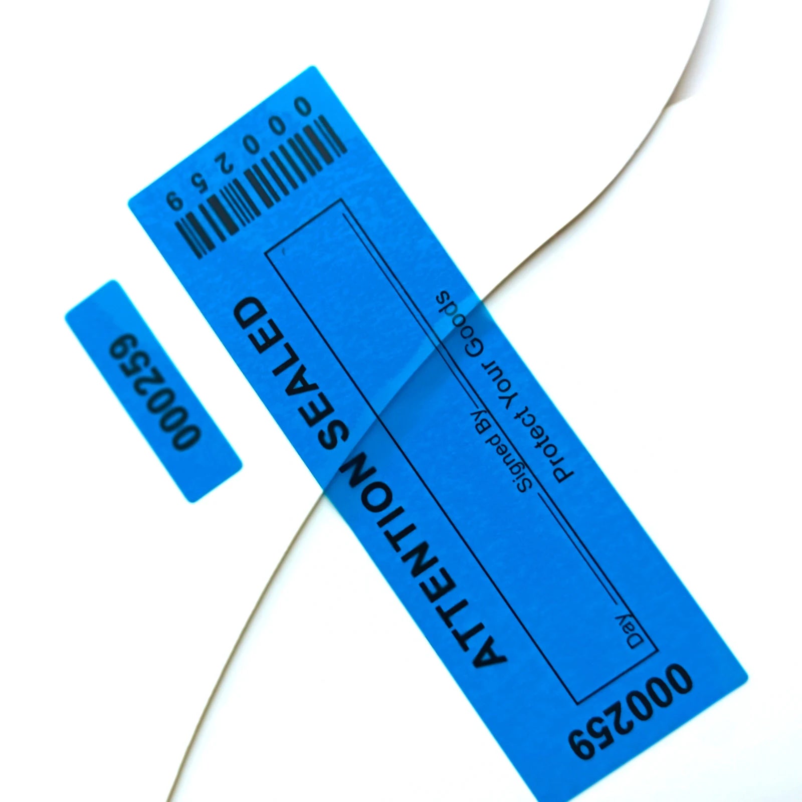 Tamper Proof Security Warranty Labels/ Stickers/ Seals for Reusable Package or Expensive Surface with Serial Numbers by Quickfindgoods